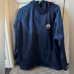 Edmonton Oilers Navy Blue Hoodie